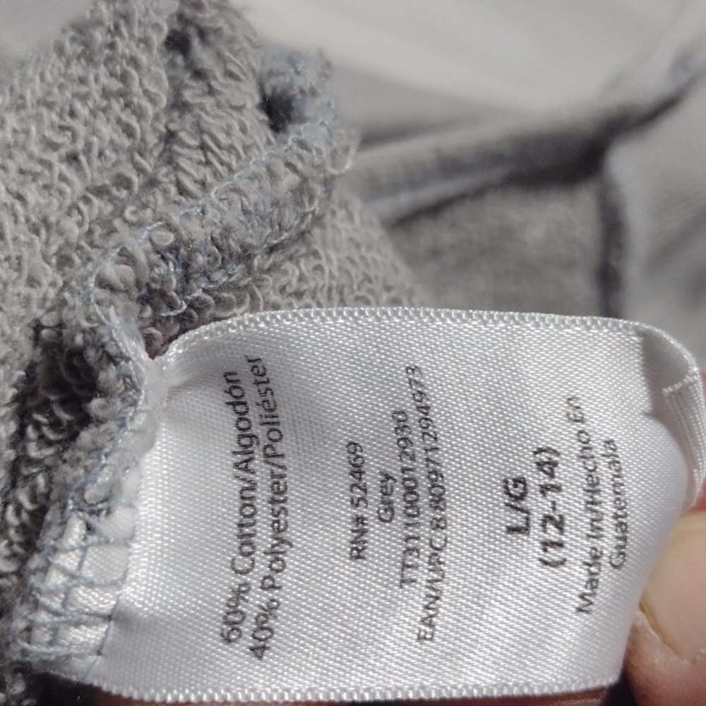 ✴️3 for $15: Oversized High/Low Cut Grey Sweatshirt - Picture 12 of 13
